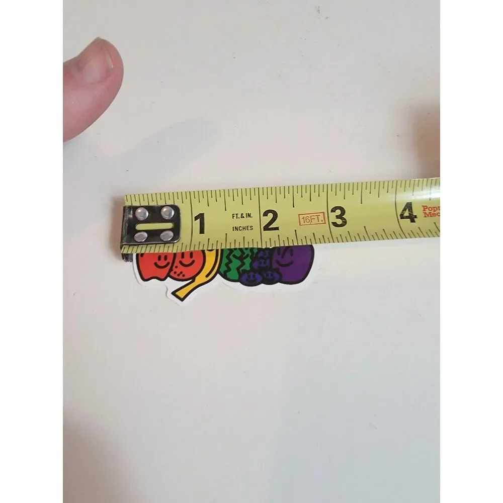 LGBTQ Pride Rainbow Sticker Decal Multi‎ Color Fruit Banana Apple Melon Berries
